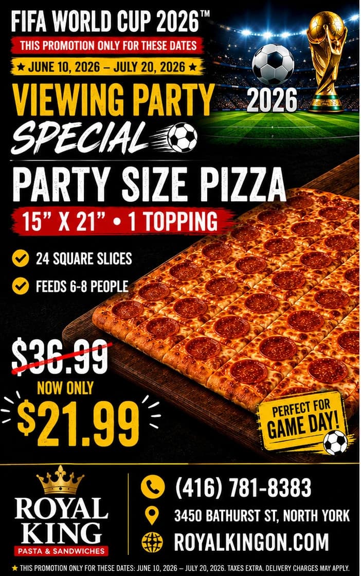 Party Size Pizza